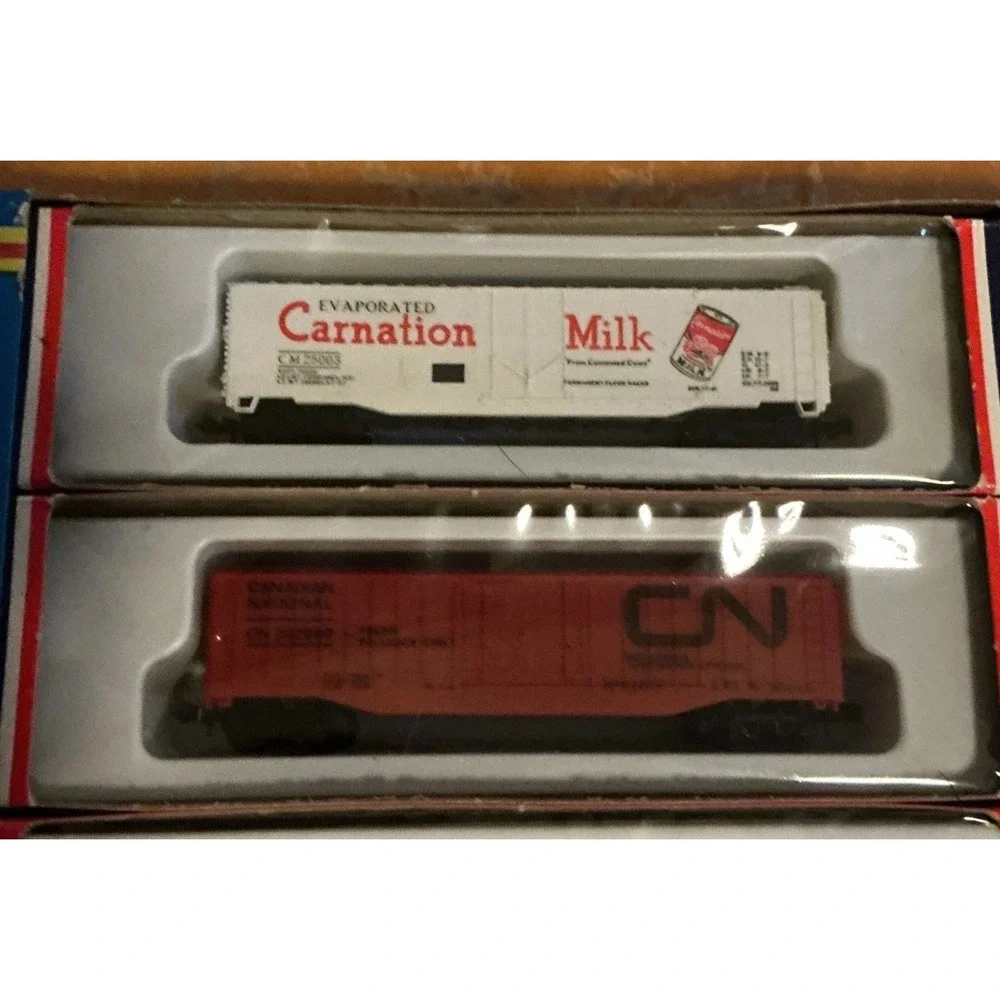 Model‎ Power N Scale Rail Cars, Car Pak 4 Pack, Used